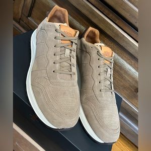 Allen Edmond Lightyear Lace-up Sneaker Tan Suede Size 11D